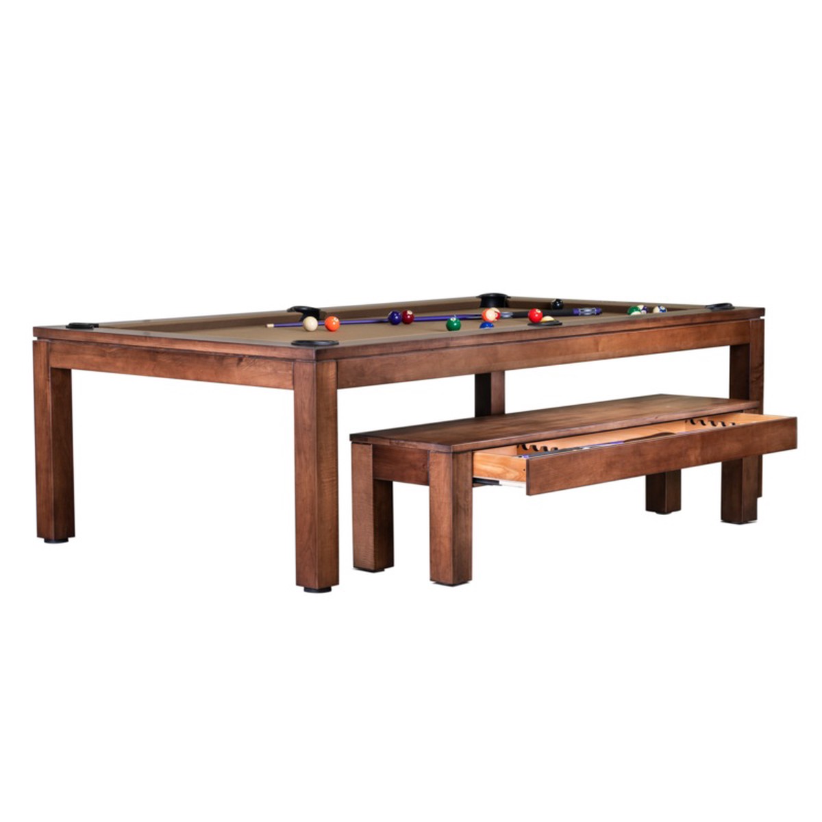 Olhausen Townhouse 8ft Pool Table with Dining Top