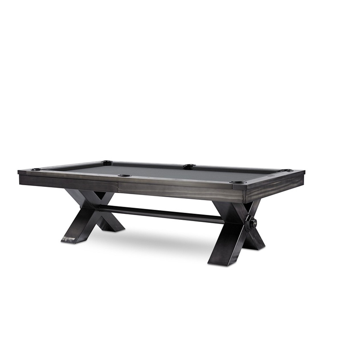 The VOX STEEL Pool Table by Plank and Hide