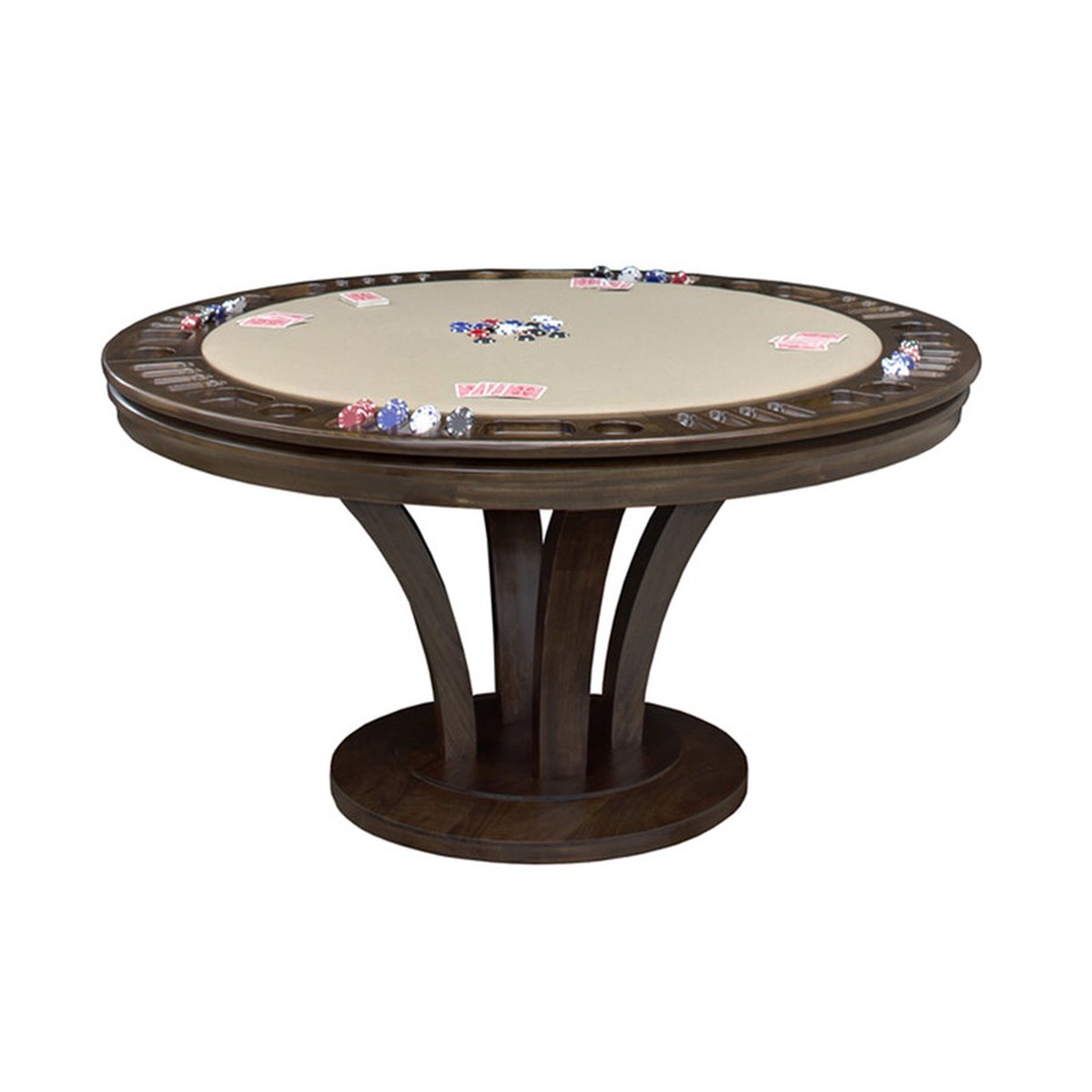 CALIFORNIA HOUSE VENICE REVERSIBLE TOP GAME TABLE