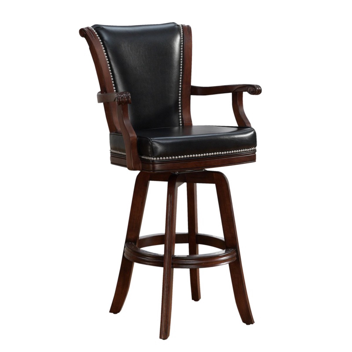 Napoli Stool in Suede by American Heritage