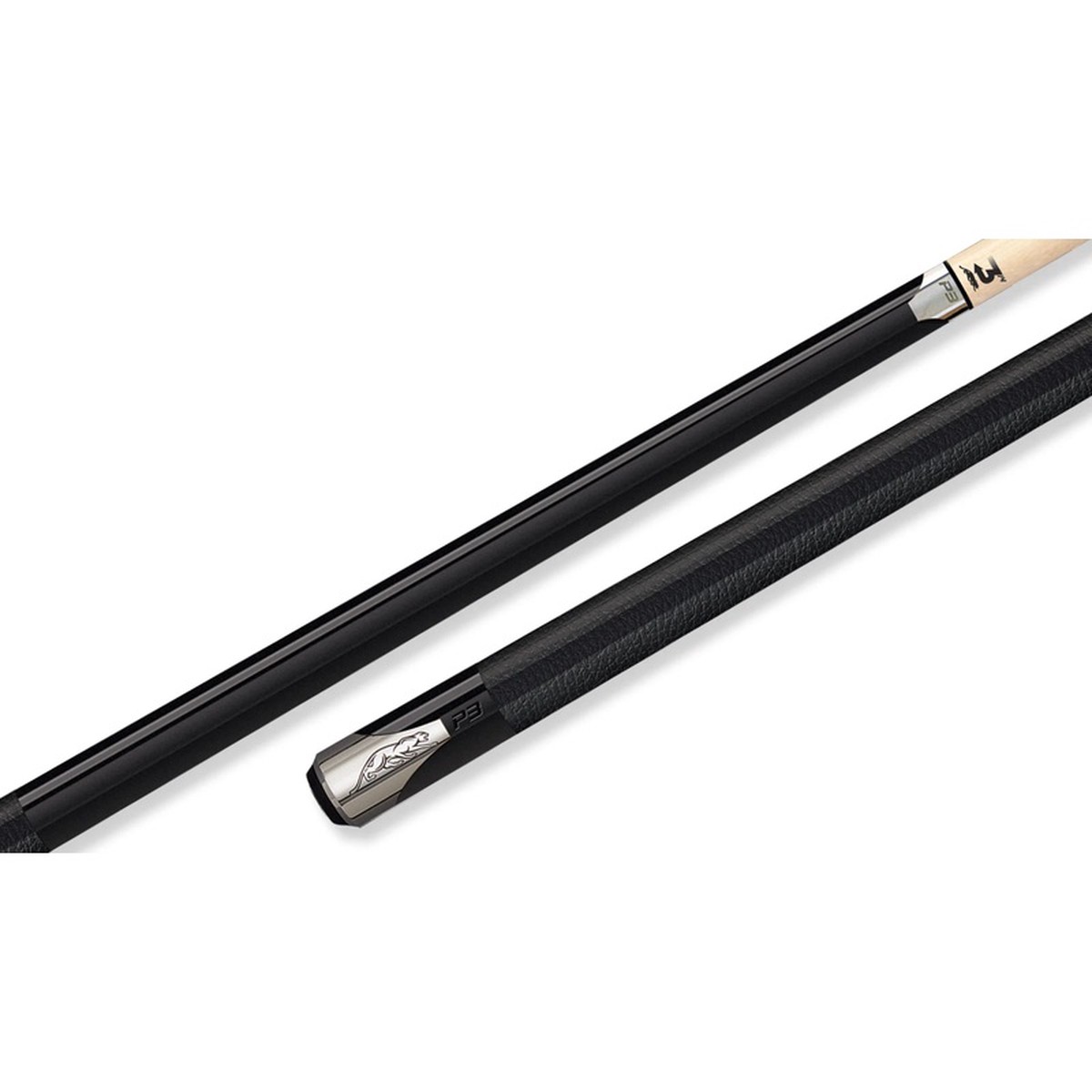 Predator Black P3 Pool Cue with Leather Luxe Wrap