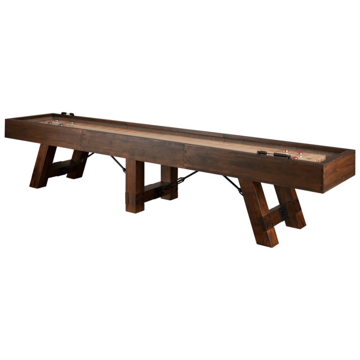 The Savannah Shuffleboard Table in Sable by American Heritage