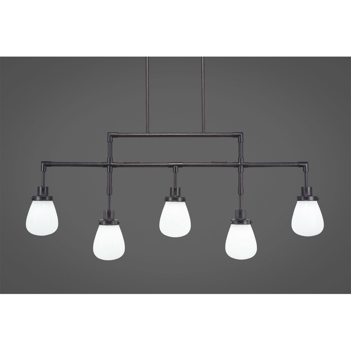 Toltec Meridian Dark Granite 5 Lights 1235-DG-470