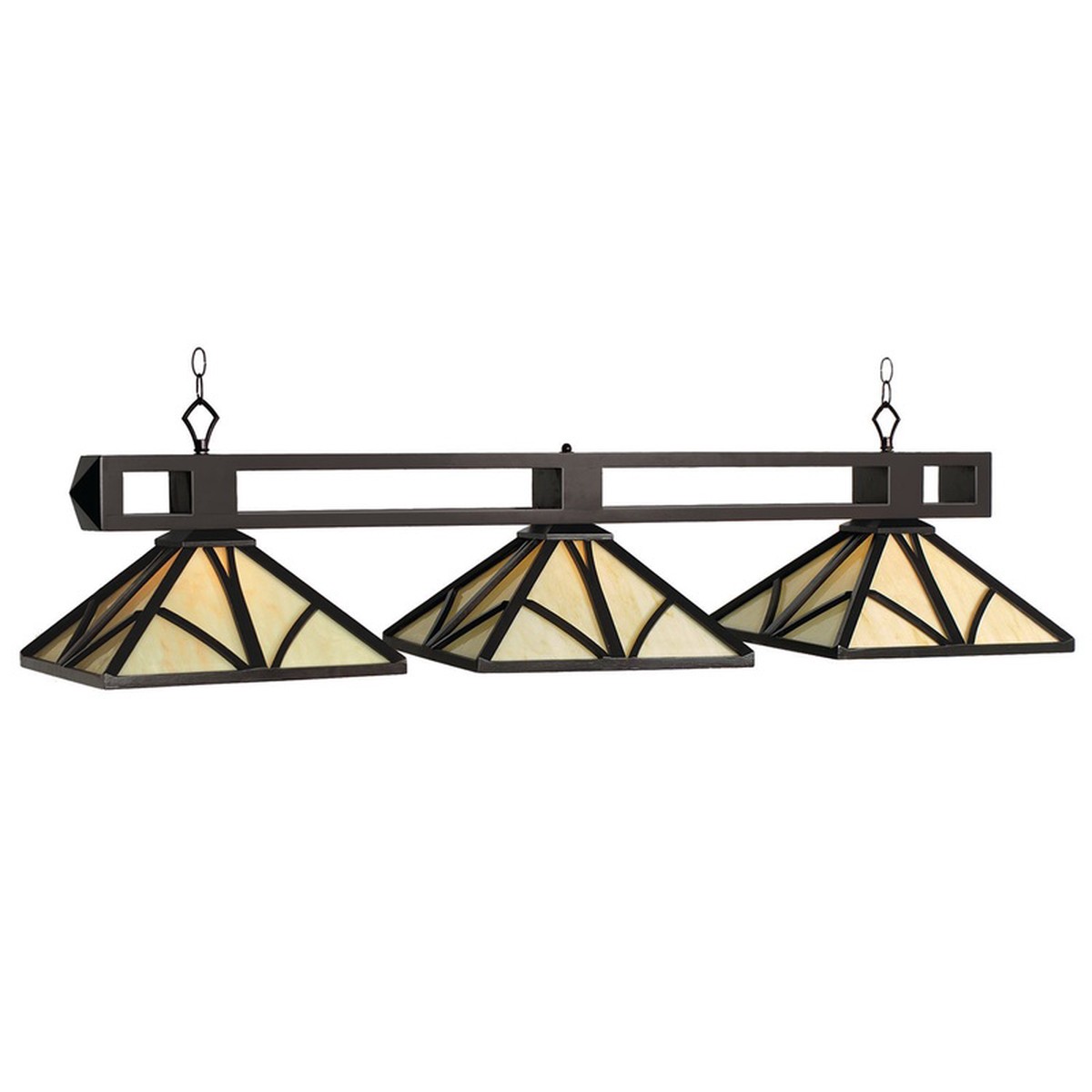 RAM Chateau - 56 3 Light Billiard Light - Black