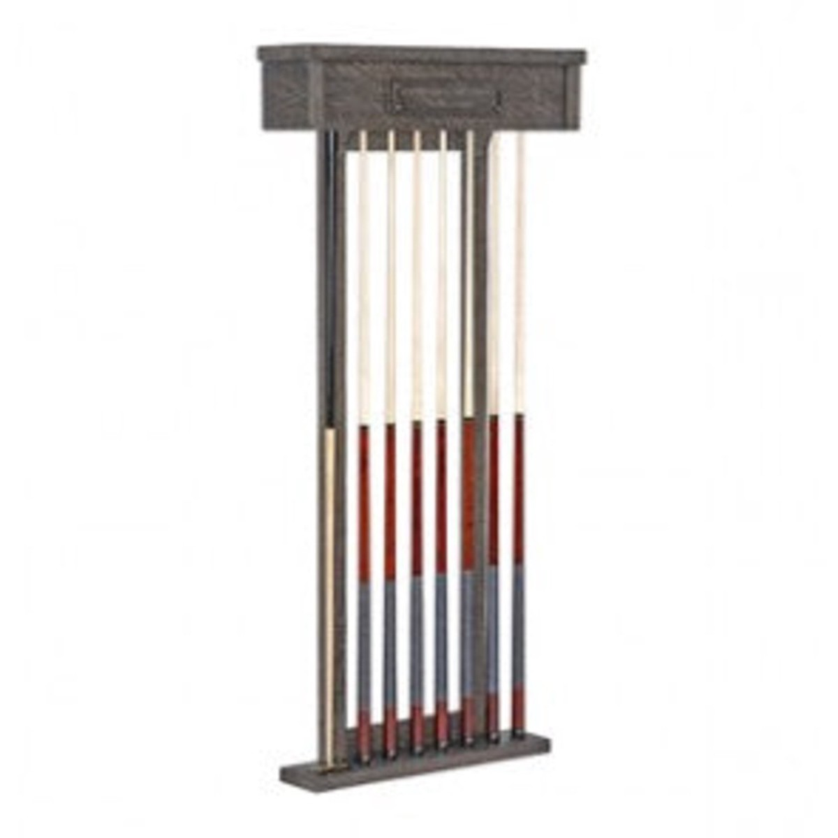 Birmingham Pool Cue Wall Rack by Brunswick - Holds 8 Cues