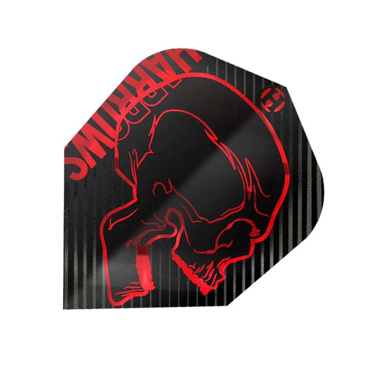 HARROWS - RAGE Flights - Standard Small NO6 Shape - RED