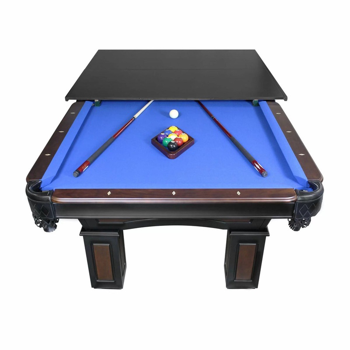 Pool Table 8ft Dining Top Black
