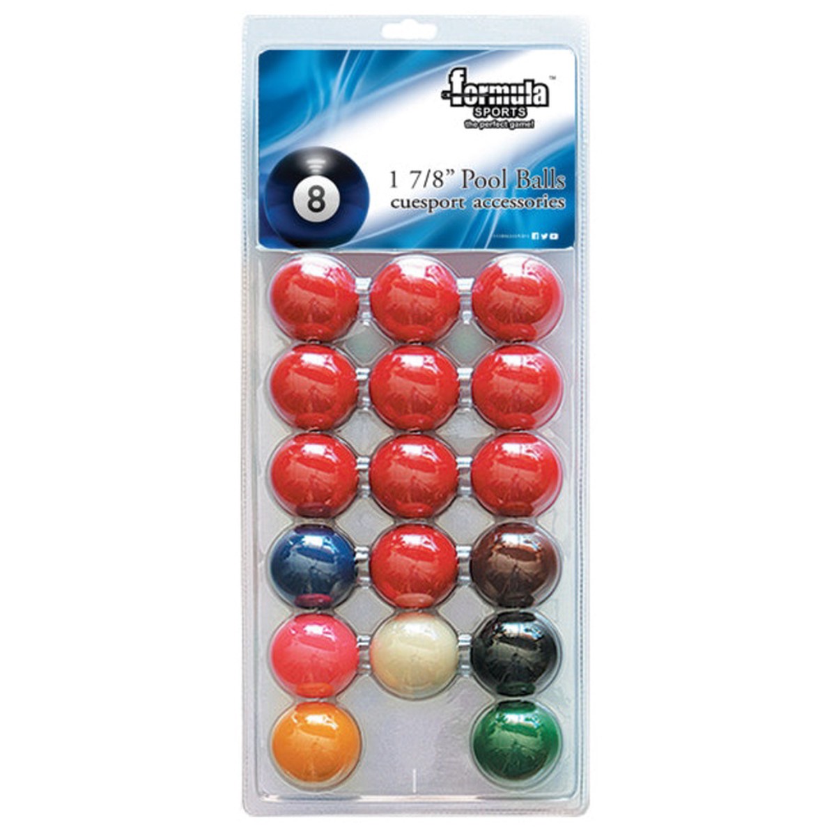 Recreational Snooker Balls 1 7/8