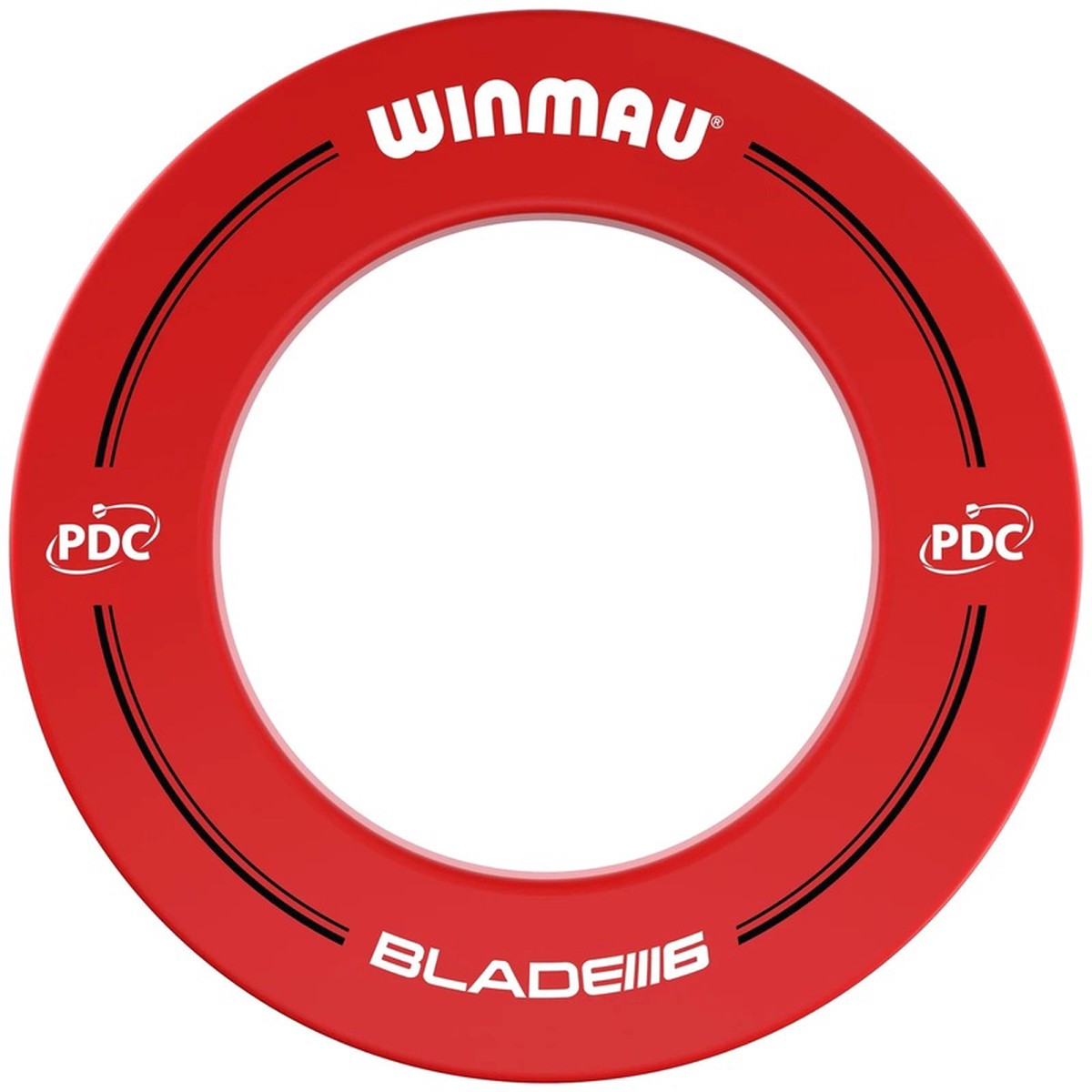 WINMAU - PDC DARTBOARD SURROUND - RED