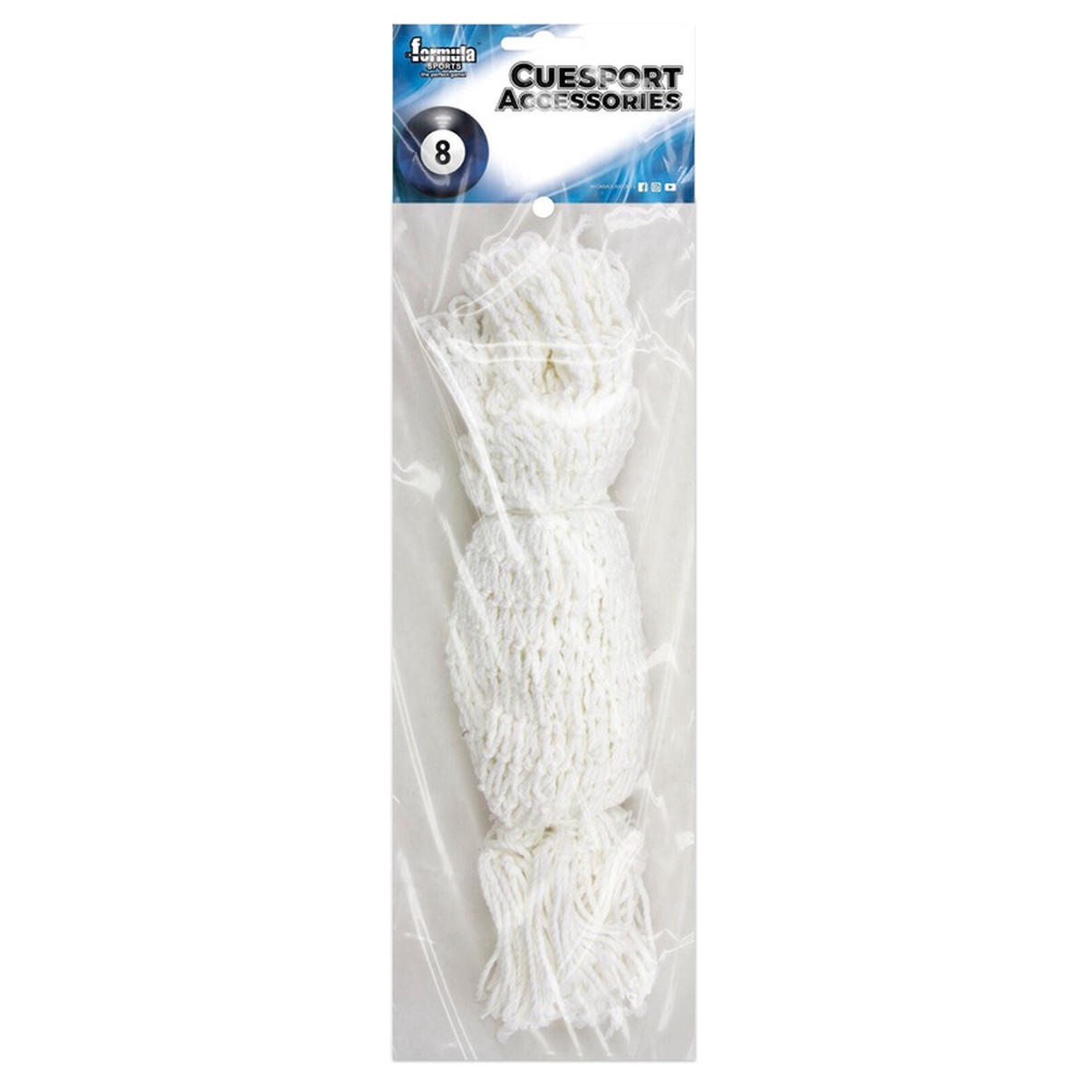 6 x Ball Pockets - White Cotton Mesh 10