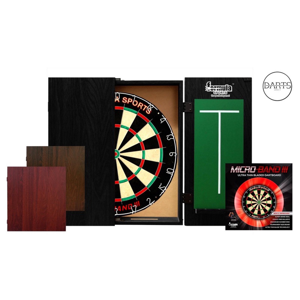 Formula Micro Band 3 Dartboard & Cabinet Pack