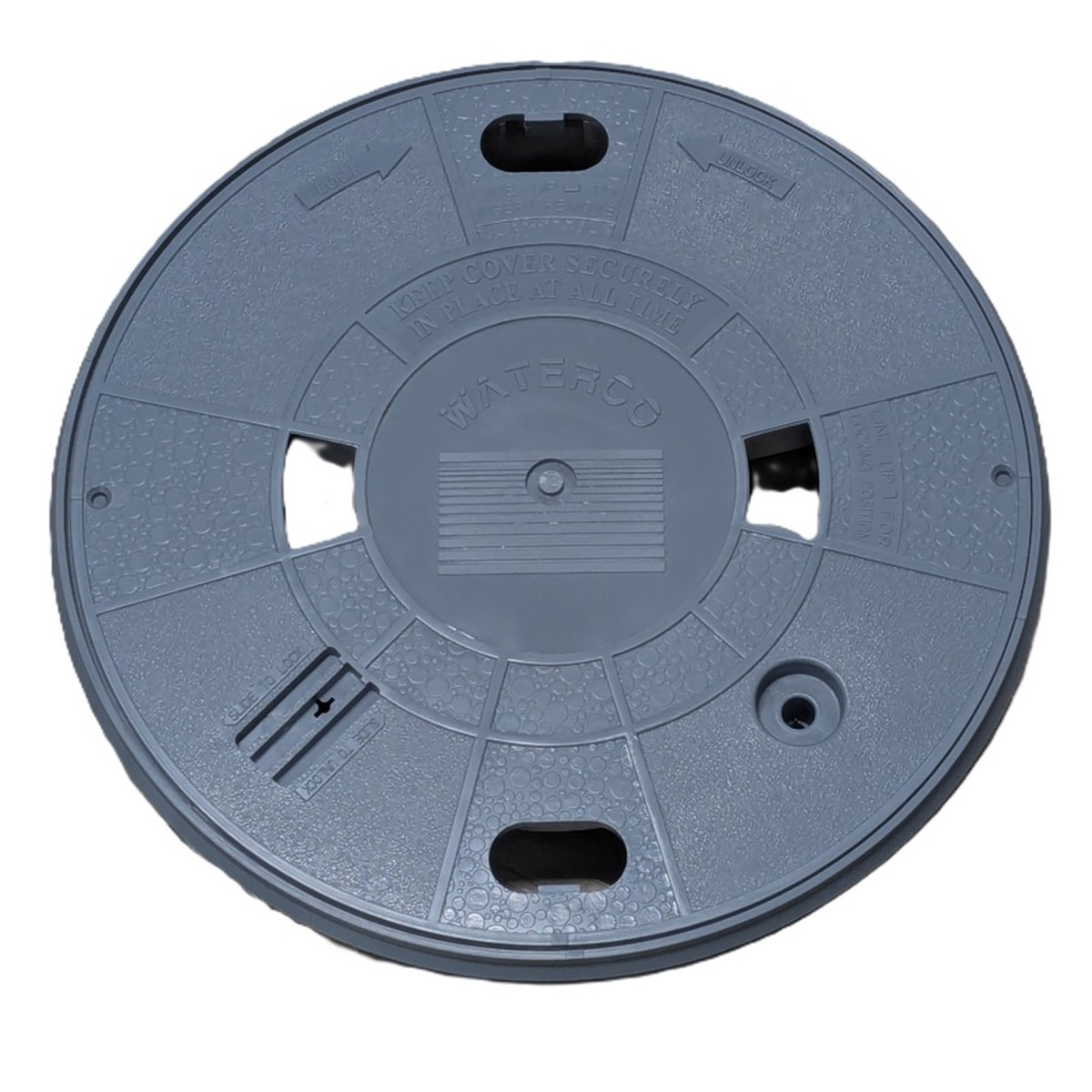 Waterco S75 Supa Skimmer Lid & Ring Only GREY