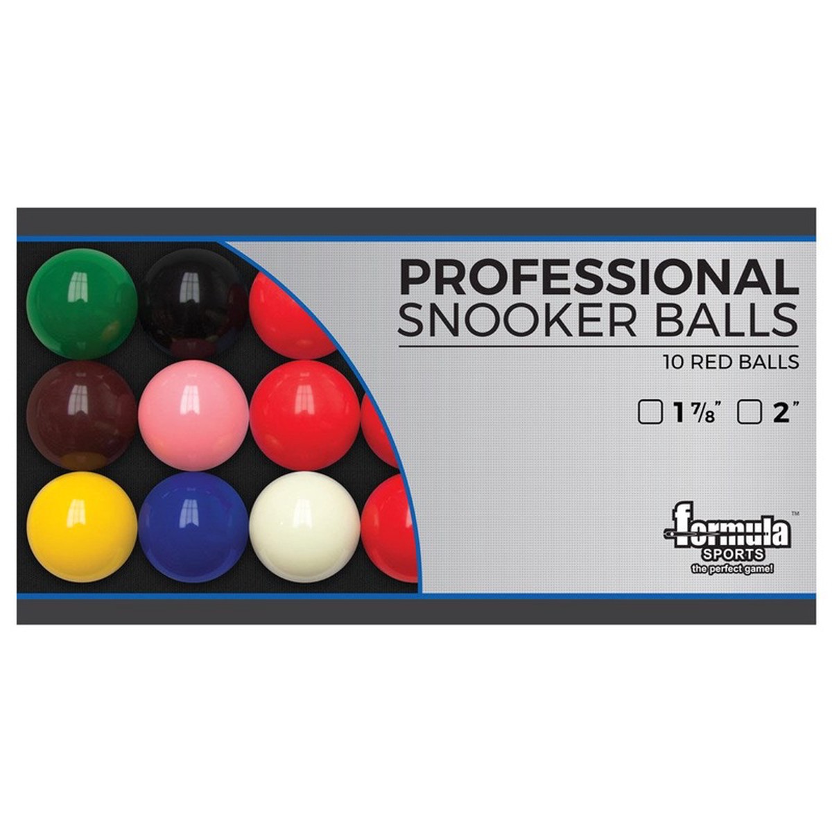 FORMULA - Professional Snooker Balls 1 7/8 Boxed