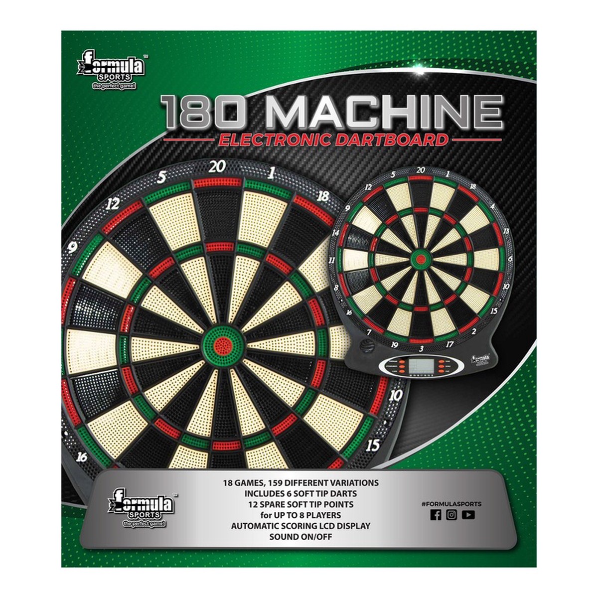 Formula - 180 Machine Electronic Dartboard