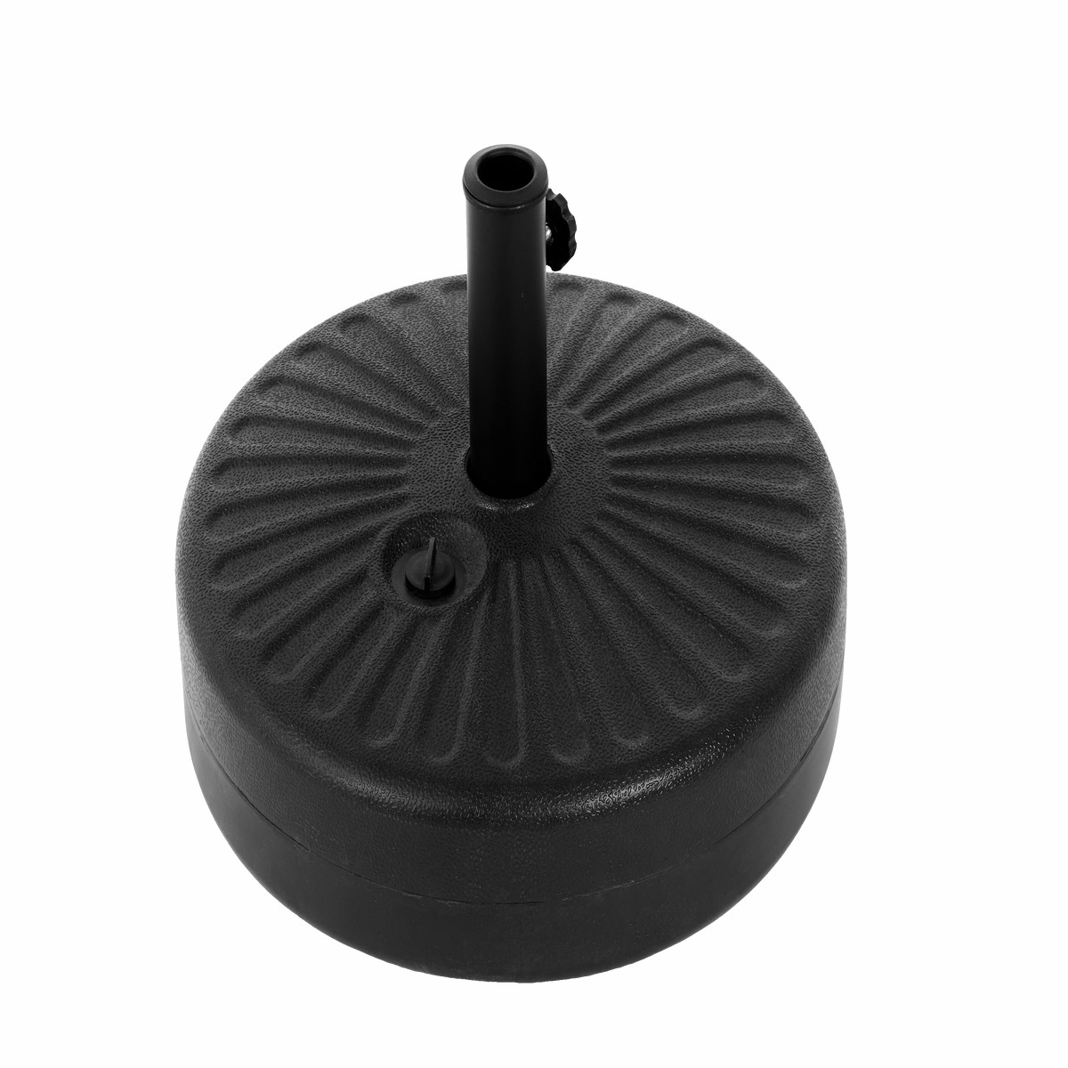 Umbrella Base, Water/Sand Filled Round, Black