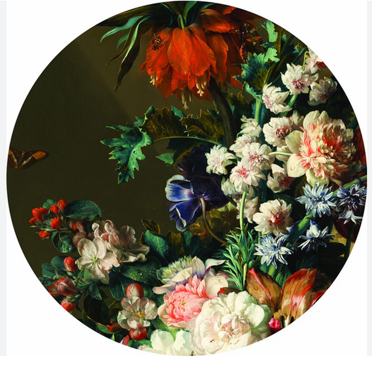 Flowers in Perspective II, 60cm metal print