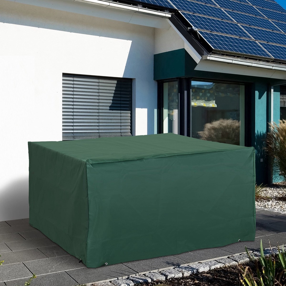 Outdoor Garden Furniture Cover, Waterproof Anti-UV Heavy Duty, Green
