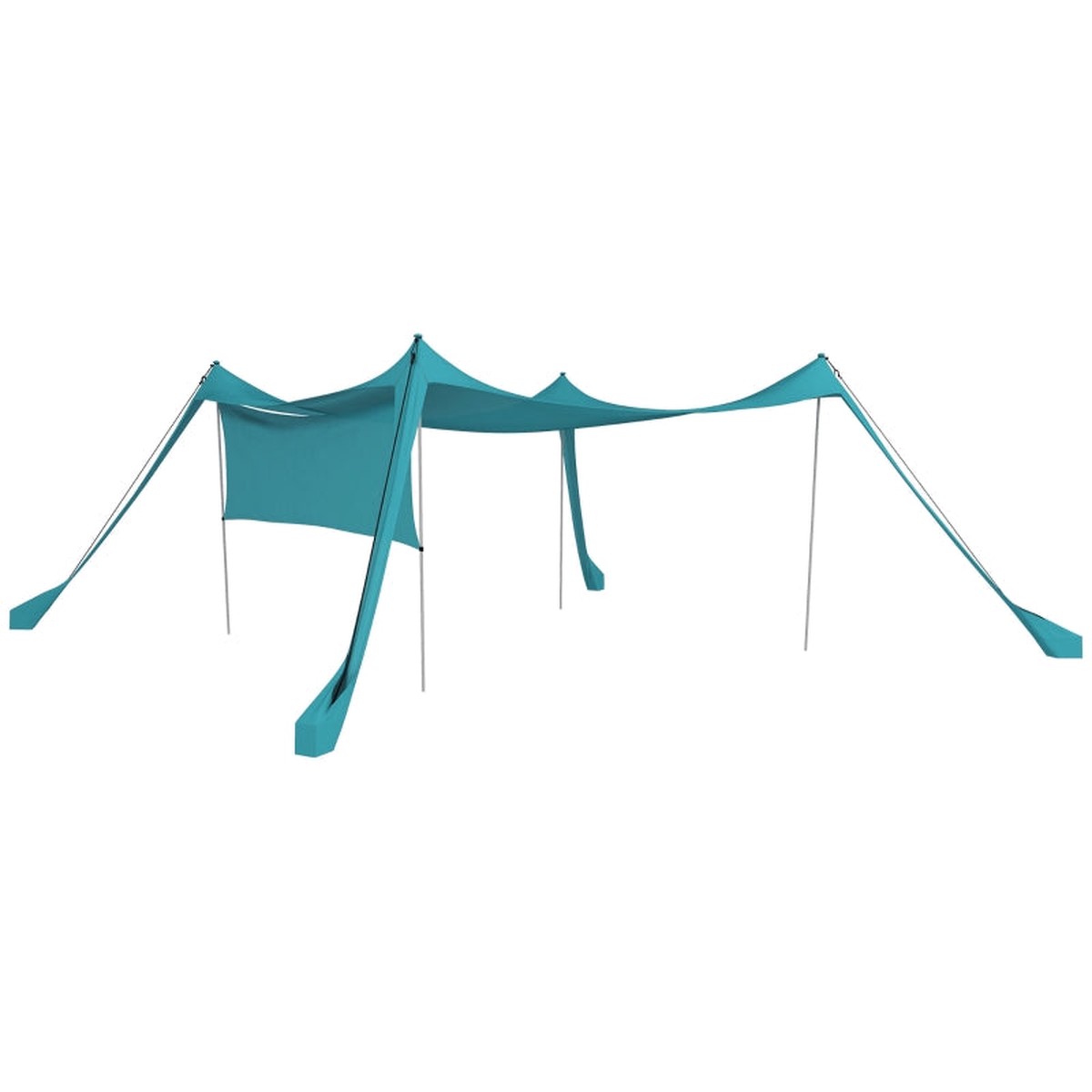 Beach Tent Event Shelter Detachable Sidewall Carry Bag, Sky Blue