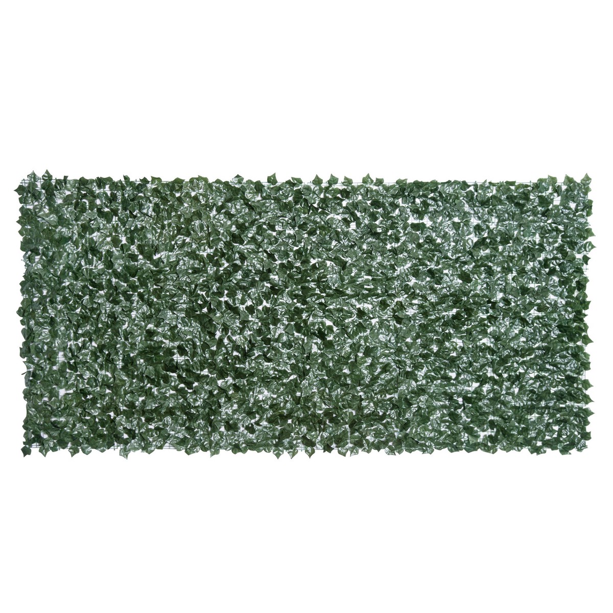 1-Piece Artificial Leaf Hedge Screen Privacy Fence 3M x 1.5M, Dark Green