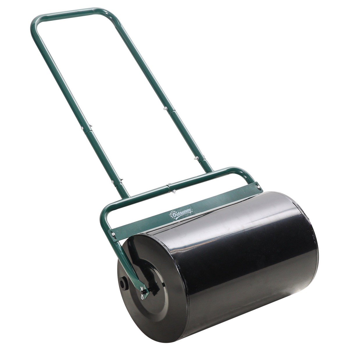 38L Lawn Roller - Cylinder Steel, Dark Green