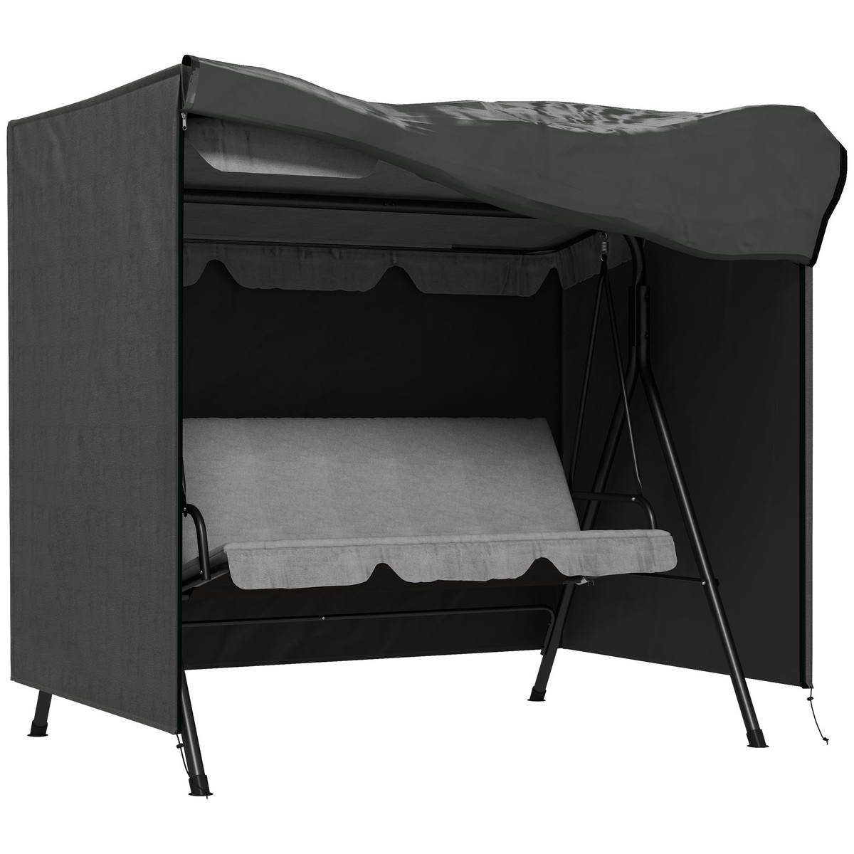 Three-Seater Swing Chair Protective Cover, 152 x 177cm, Grey