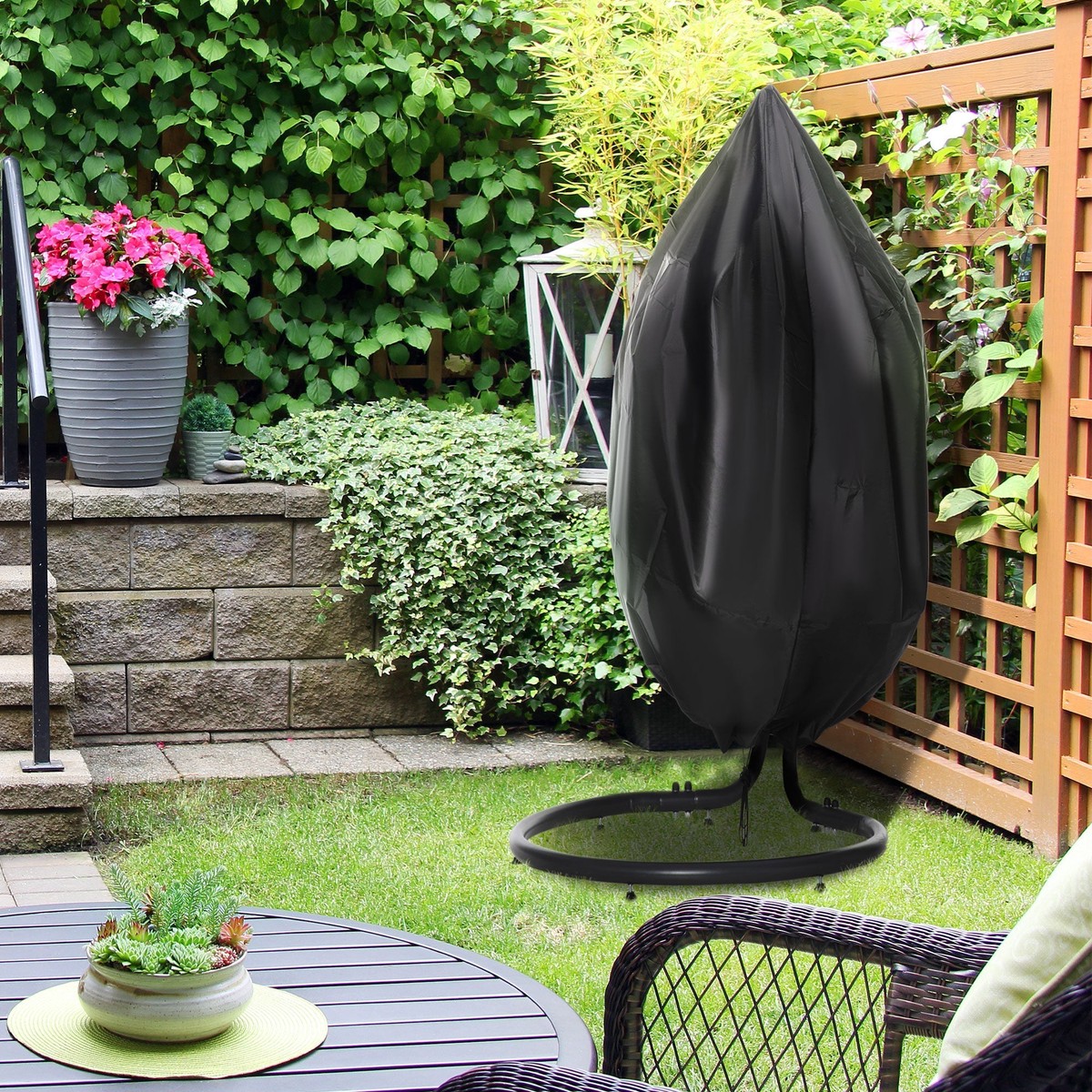 Hanging Chair Cover Waterproof 210D Oxford 115 x 190H cm