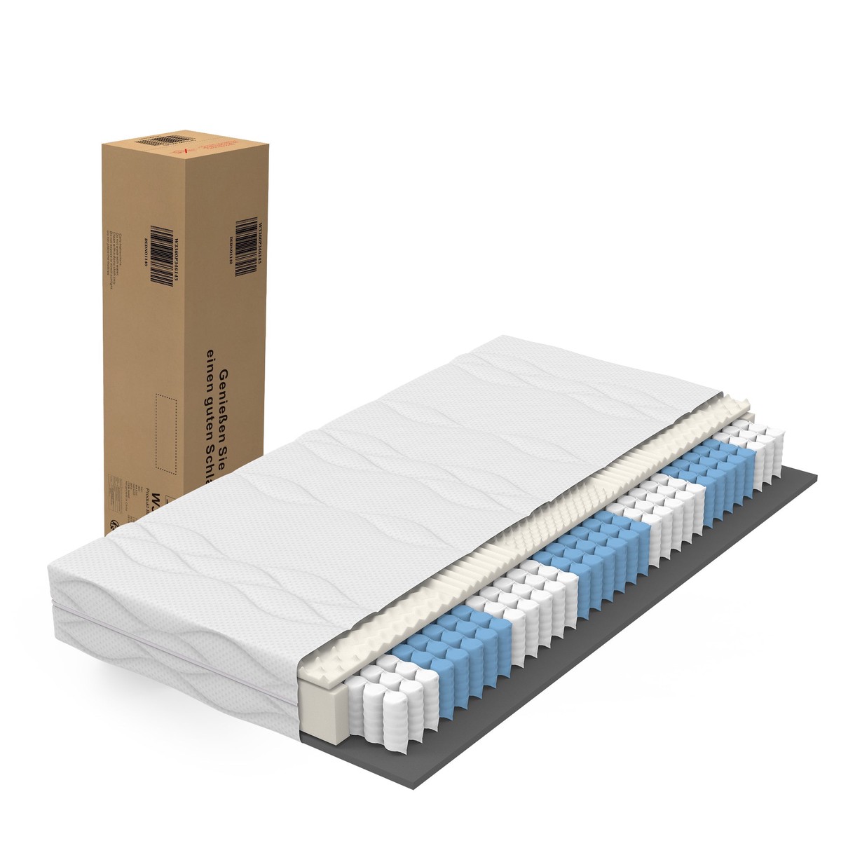 Mattress Pocket Spring H3 7-Zone 180x200cm Oeko-Tex Certified 20cm Height
