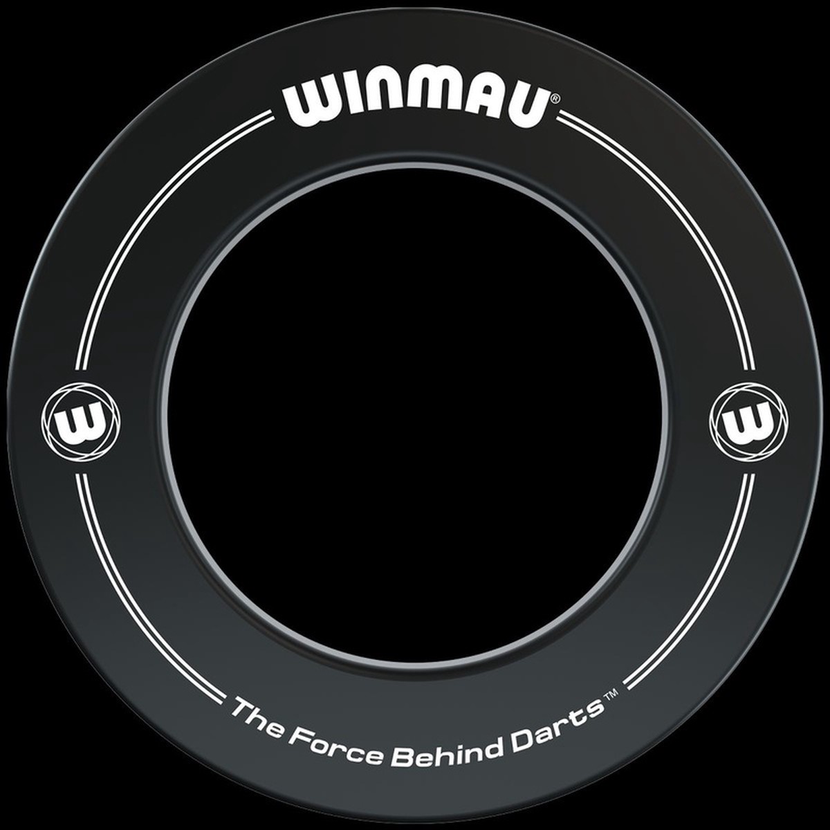 WINMAU - Printed BLACK Dartboard Surround