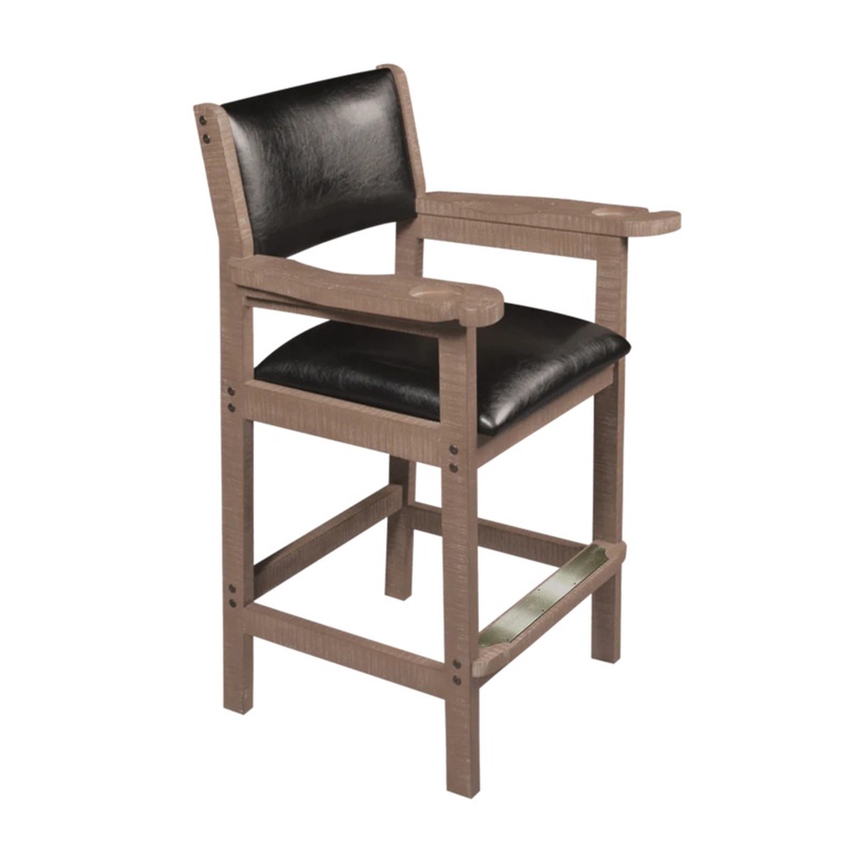 American Heritage Cushion Back & Seat Spectator Chair - Antique Grey