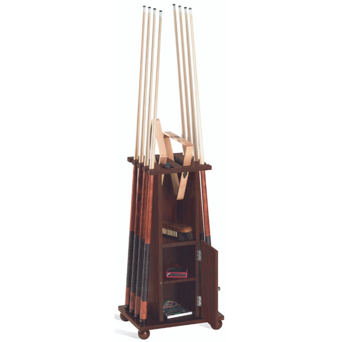 Brunswick Heritage Floor Cue Rack in Tuscana