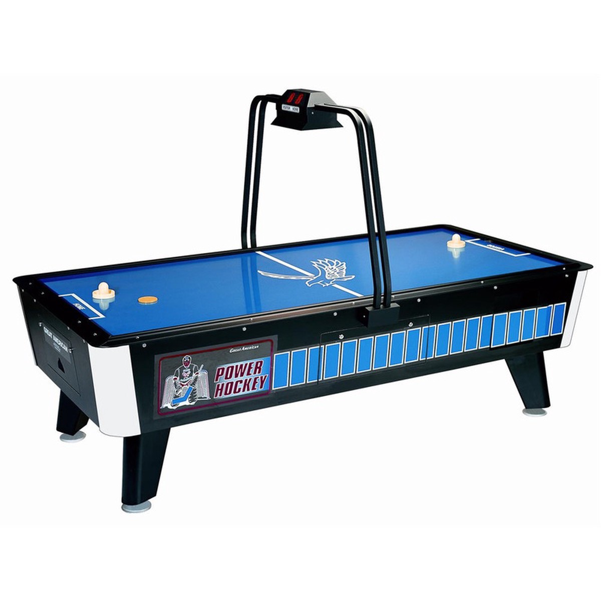 Great American - 8 Power Air Hockey Table (overhead scoring)