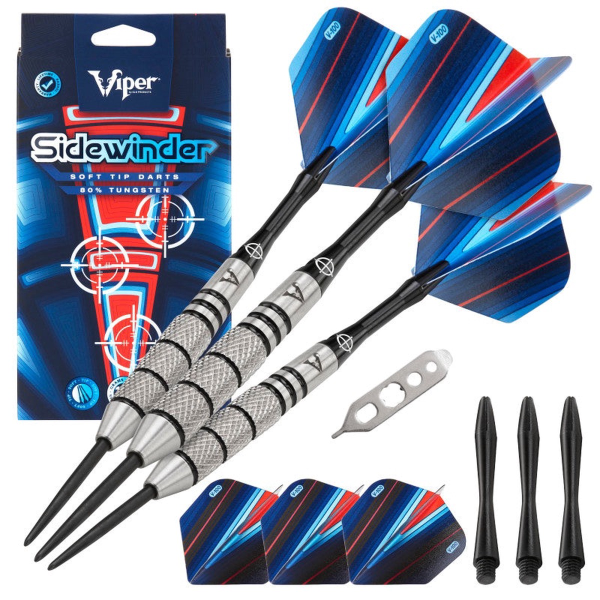 Viper Sidewinder Darts 80% Tungsten Steel Tip Darts 21 Grams