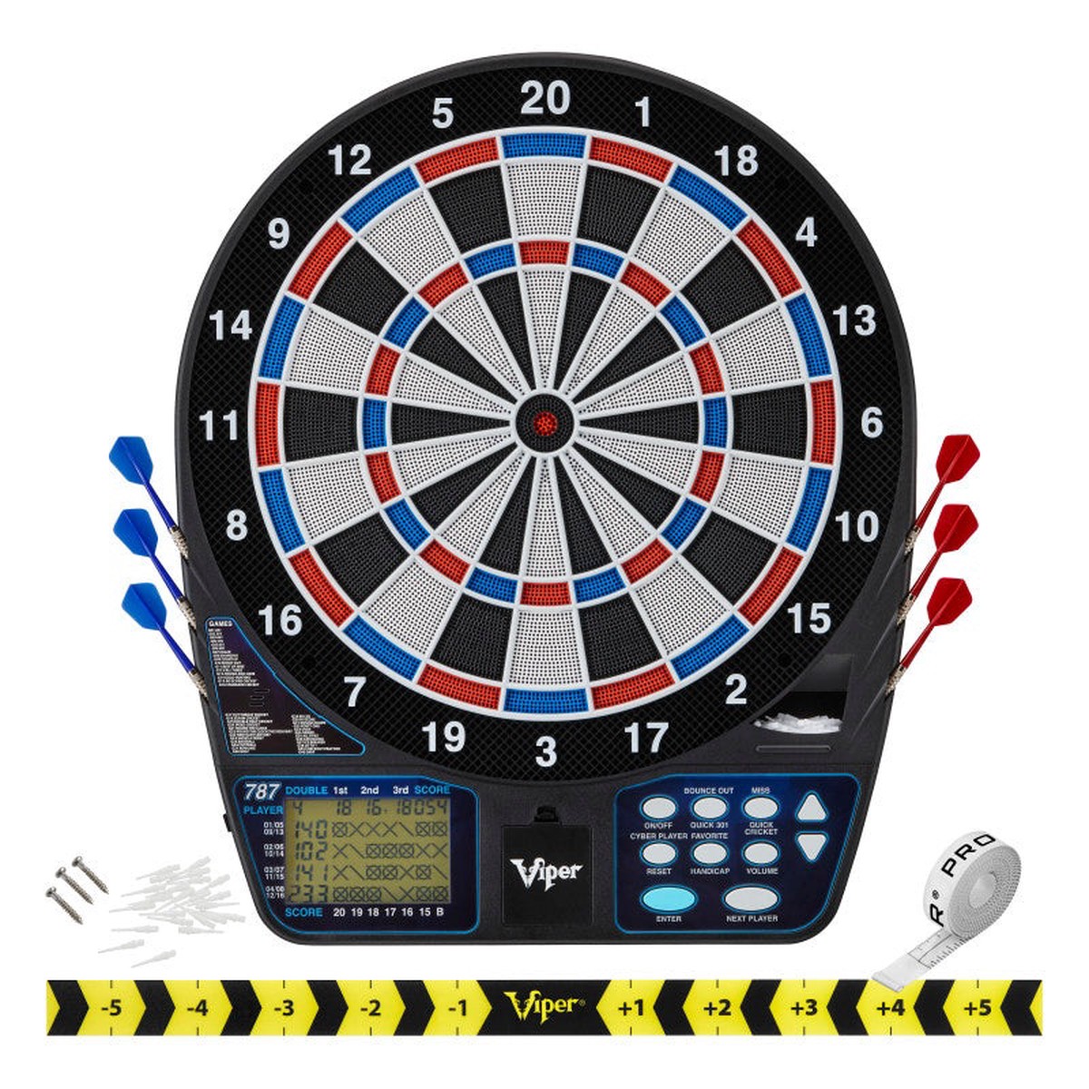Viper 787 Electronic Dartboard, 15.5 Regulation Target