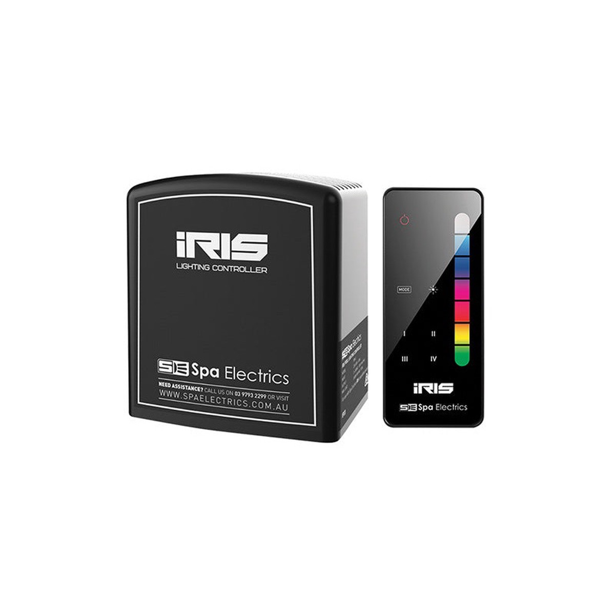 SPA ELECTRICS IRIS CONTROL SYSTEM WITH HANDSET