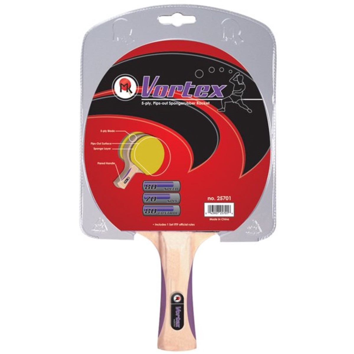 Martin Kilpatrick Vortex Table Tennis Racket