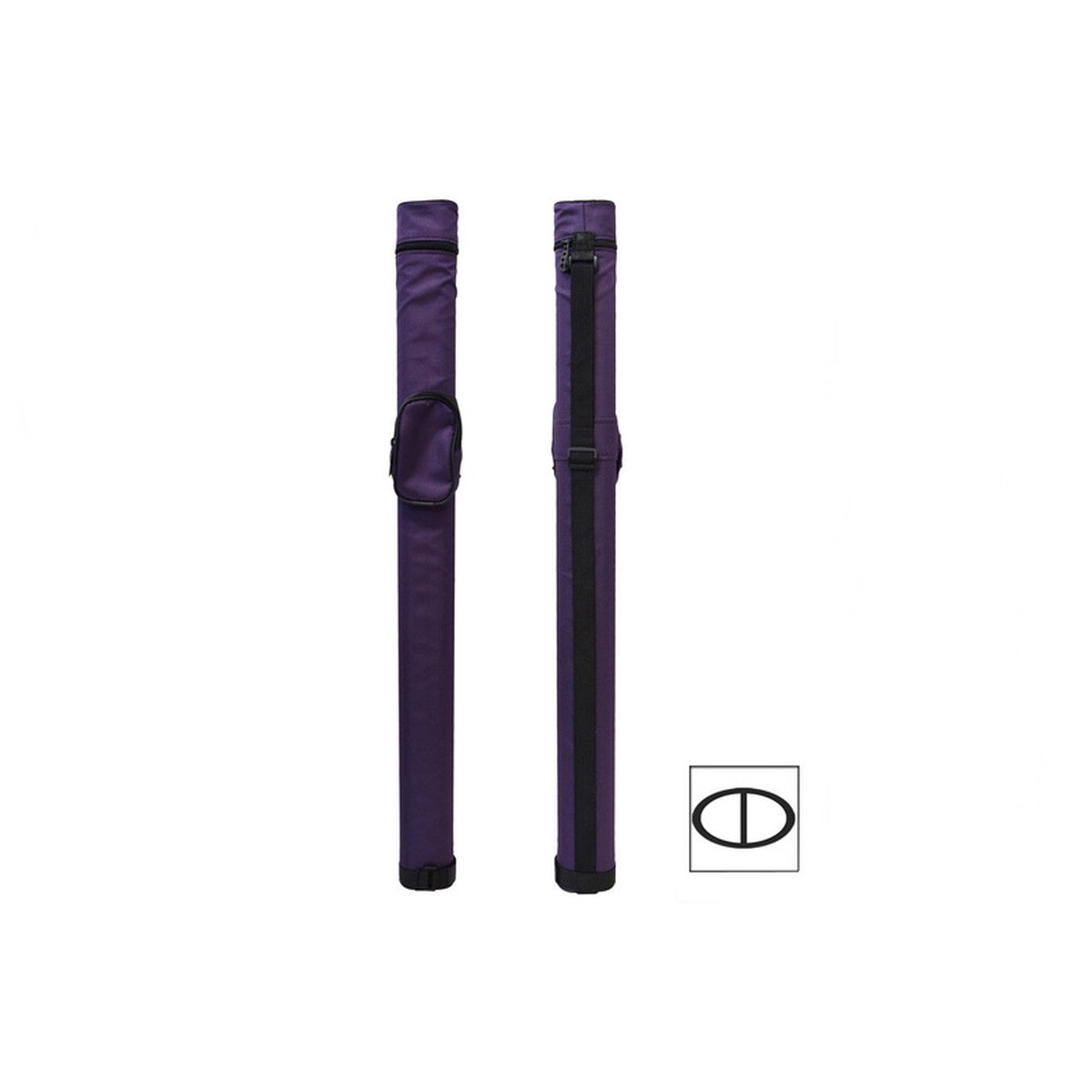 Han's Delta, 11 Oval Case Purple