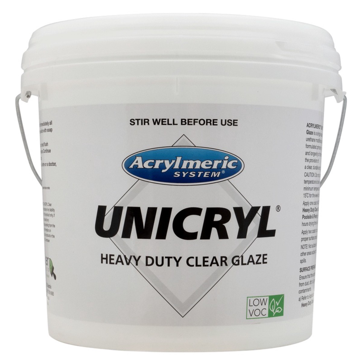 Poolside & Paving Unicryl HD Clear Glaze 1L