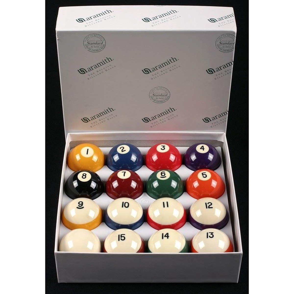 Aramith Crown Standards with Mag Green Logo Cue Ball