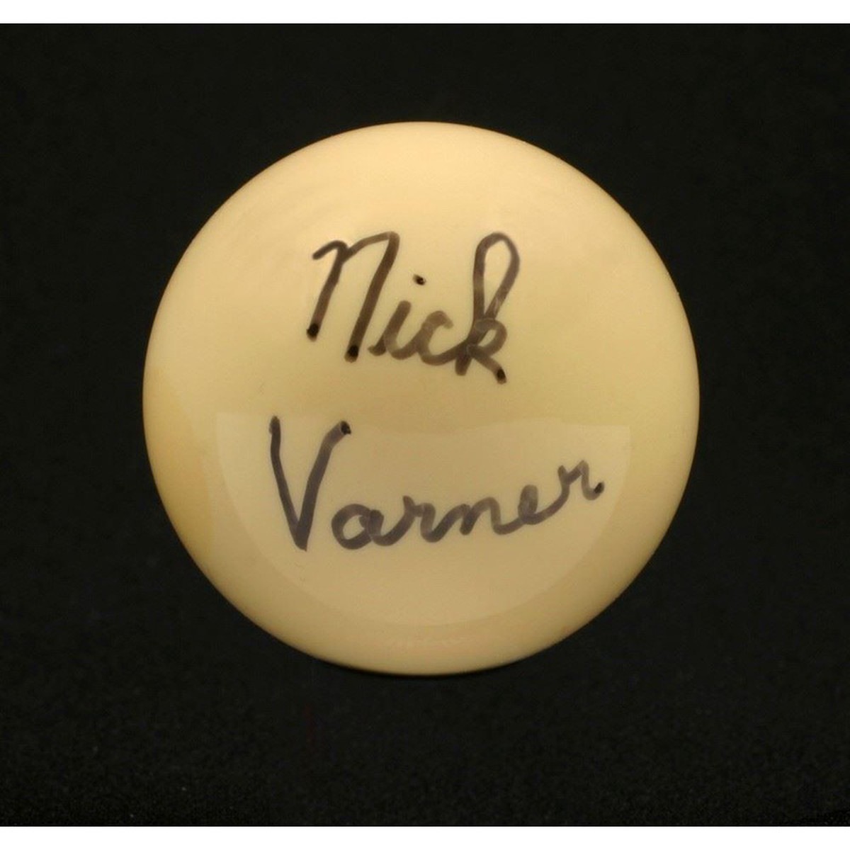 Autographed Cue Ball
