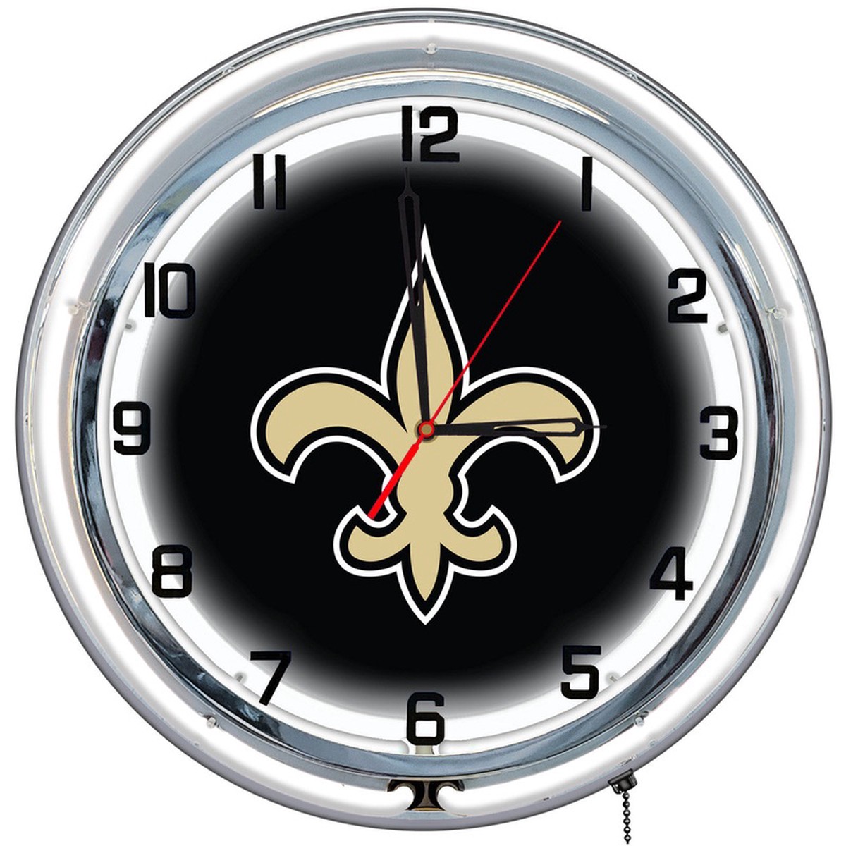 New Orleans Saints Clock Neon 18
