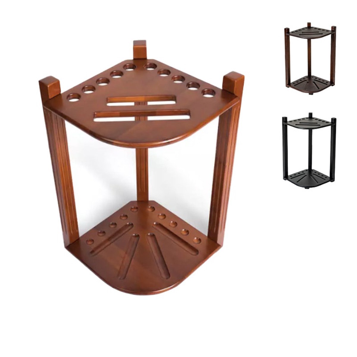 Presidential Billiards Corner Floor Cue Rack