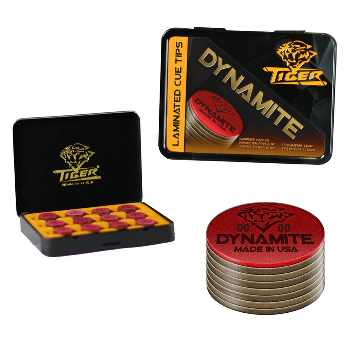 Tiger Dynamite Multi Layer Cue Tip