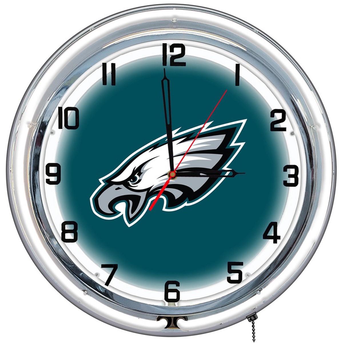 Philadelphia Eagles Clock Neon 18