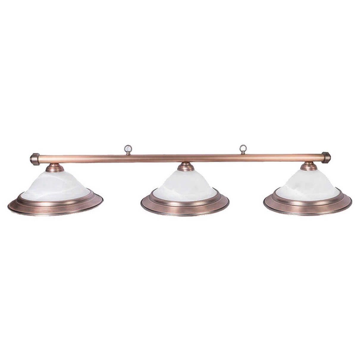 Presidential Billiards Pool Table Light - Oil Rubbed Bronze Light with Glass Shades