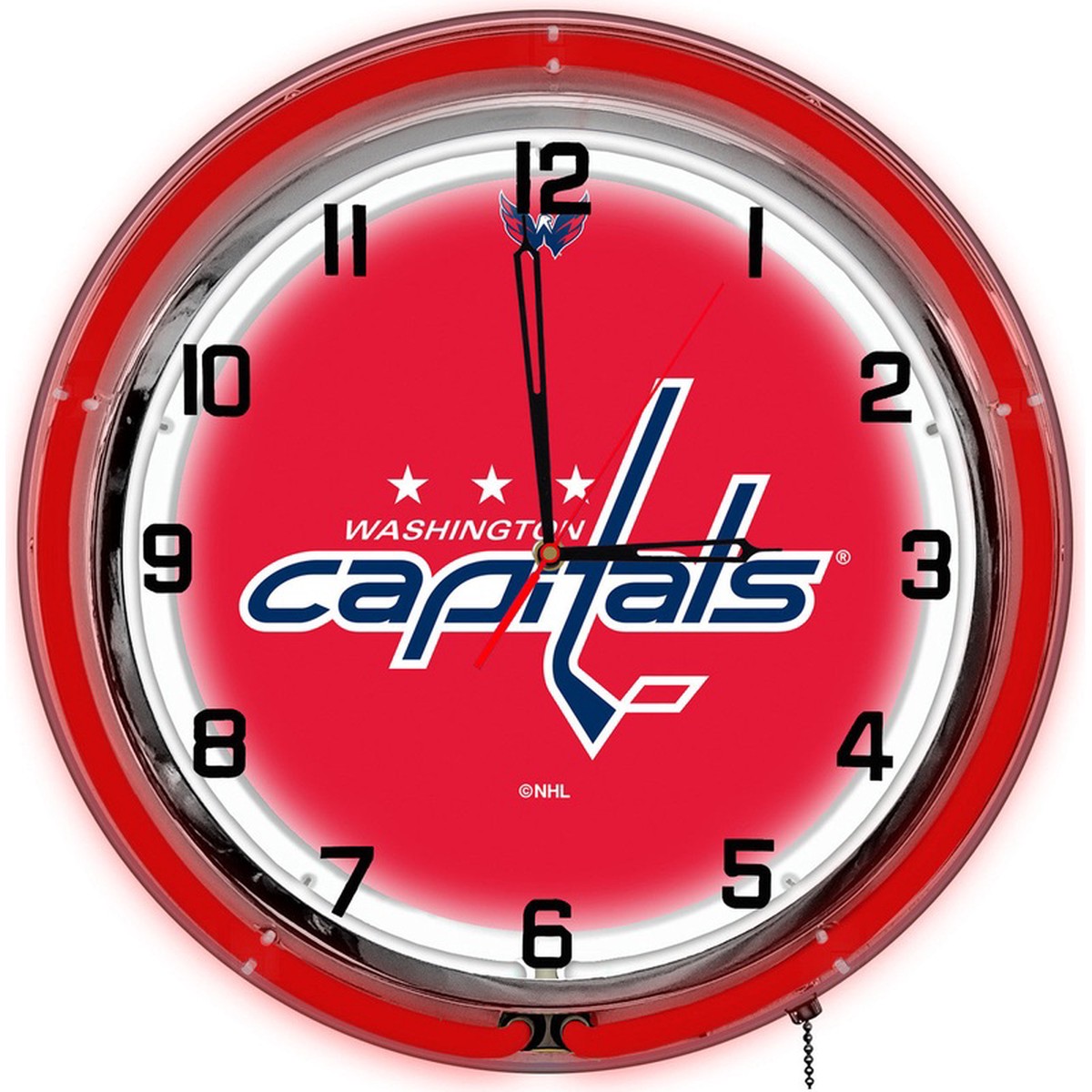 Washington Capitals Clock Neon 18