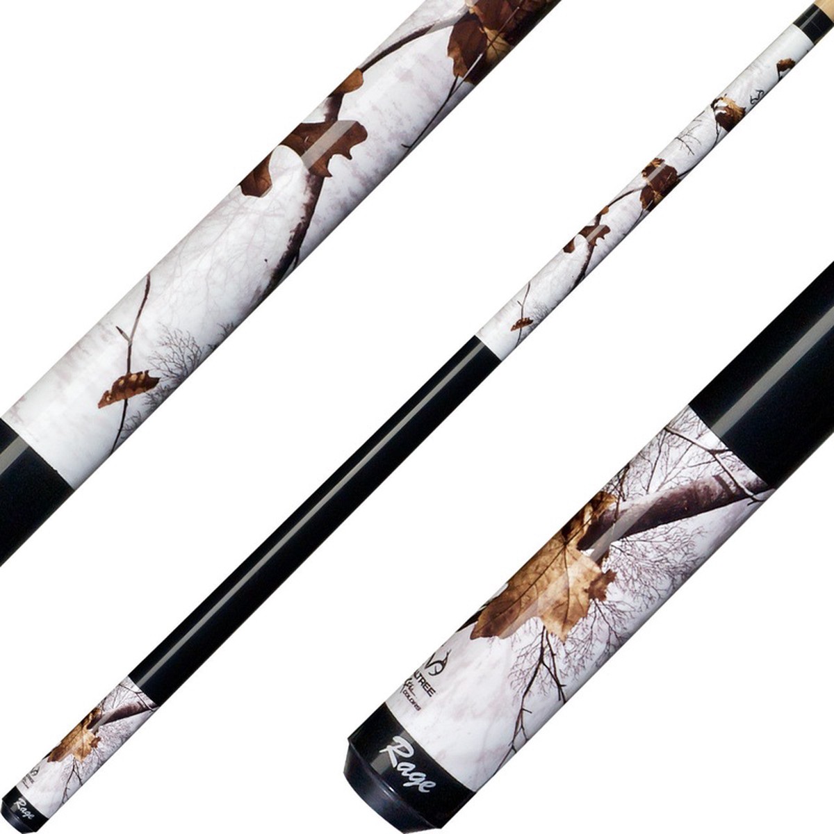 Rage 52 Junior Pool Cue - Realtree Camo Extra Snow