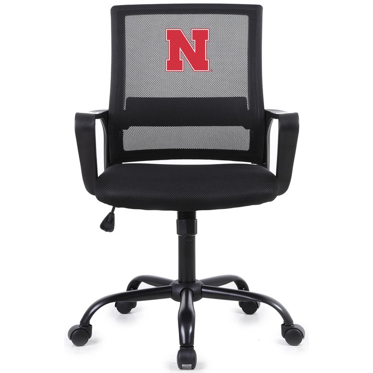 University of Nebraska Office Chair with Arm Rest