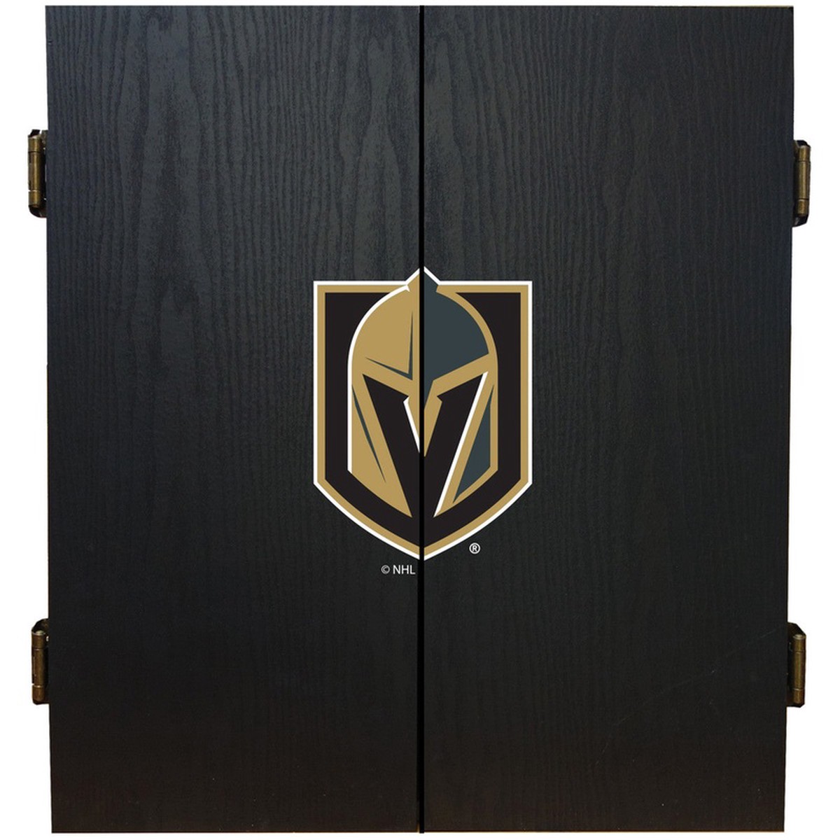 Vegas Golden Knights Dartboard Cabinet Set Fan's Choice