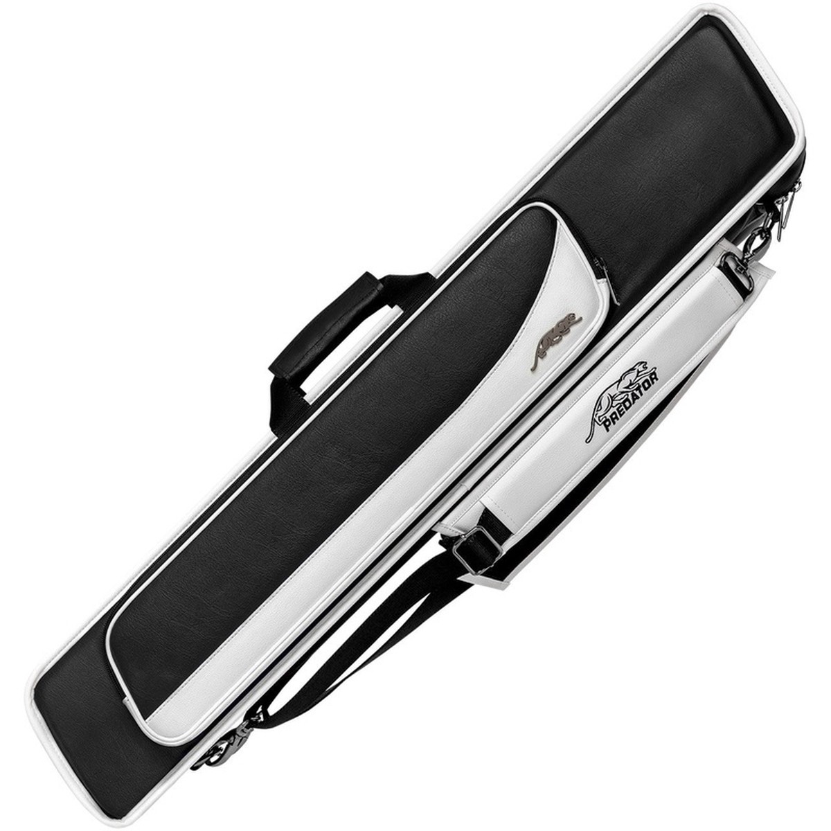 Predator C35BLKWHTH 4 Butt x 8 Shaft Roadline Soft Case - Black and White