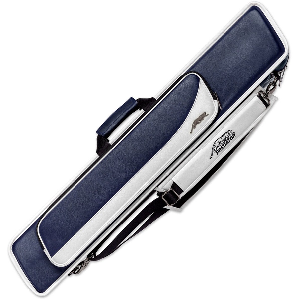 Predator C48BLUWHTS 4 Butt x 8 Shaft Roadline Soft Case - Blue and White